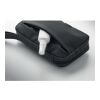 Trousse de toilette 600D RPET noir | sans marquage | non disponible | non disponible | non disponible