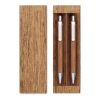 Set de stylos et crayons bois