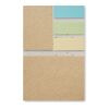 Bloc post-it avec couverture à planter blanc | sans marquage | non disponible | non disponible