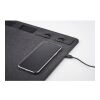 Tapis de souris RPET chargeur gris foncé | sans marquage | non disponible | non disponible