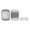 Boîte à lunch en acier inox argent mate | sans marquage | non disponible | non disponible | non disponible