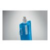 Gourde pliable bleu transparent | sans marquage | non disponible | non disponible