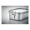 Lunch box en acier inox. 750ml argent mate | sans marquage | non disponible | non disponible | non disponible