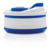 Mug en silicone pliable bleu | sans marquage | non disponible | non disponible