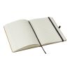 Carnet A5 en cuir recyclé Gianna marron | sans marquage | non disponible | non disponible
