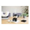 Mug isotherme en acier inoxydable noir/argent | sans marquage | non disponible | non disponible
