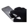 Gants munis de 3 embouts pour écran tactile. noir | sans marquage | non disponible | non disponible