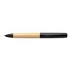 Stylo bille twist en acier inoxydable et bambou Anke argent | sans marquage | non disponible | non disponible