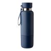 Gourde double paroi de 500 ml en acier inoxydable Lieselotte bleu | sans marquage | non disponible | non disponible