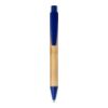 Stylo bille en bambou bleu | sans marquage | non disponible | non disponible