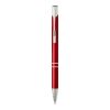 Stylo à bille en aluminium rouge | sans marquage | non disponible | non disponible