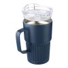 Taza termo de acero inox. reciclado (450 ml) Calo vert | sans marquage | non disponible | non disponible