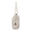 Sac shopping en polycoton recyclé 330 g/m2 Malina beige | sans marquage