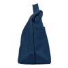 Sac isotherme roll-top en denim recyclé Mira bleu | sans marquage