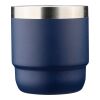 Mug double paroi de 180 ml en acier inoxydable recyclé Lilia bleu | sans marquage | non disponible | non disponible