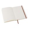 Carnet A5 avec couverture souple en PU Mireia blanc | sans marquage | non disponible | non disponible