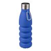 Gourde pliable de 550 ml en silicone Erin bleu cobalt | sans marquage | non disponible | non disponible