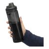 Gourde de 750 ml en rPET Olivian noir | sans marquage | non disponible | non disponible