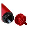 Gourde de 500 ml en acier inoxydable recyclé Zeno rouge | sans marquage | non disponible | non disponible