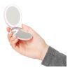 Miroir de poche Mirlo | Recyclé rose clair