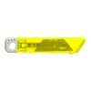 Cutter publicitaire en plastique translucide bleu