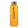 Bouteille en plastique et lanière - 500 ml orange