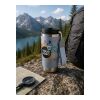 Mug isotherme en acier inoxydable recyclé Kayla blanc