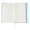 Carnet A5 avec couverture en rPET PU Eamon rouge