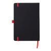 Carnet A5 en PU Charlene rouge