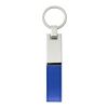 Porte-clés en métal et PU. noir