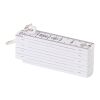 Porte-clés mètre-ruban pliable en plastique de 50cm blanc