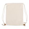 Sac à dos en coton 280g/m². beige | sans marquage | non disponible | non disponible