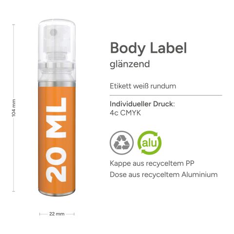 Spray de nettoyage des mains 4C Body Label | non disponible | non disponible | Body Label