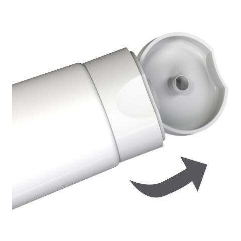 Tube de 100 ml - Baume pour les pieds &quot;Pin de montagne&quot; - FullbodyPrint blanc | Sur toute la surface du tube 