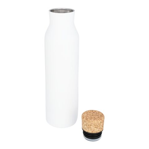 Bouteille isotherme sous vide cuivrée Norse avec bouchon Standard | blanc | sans marquage | non disponible | non disponible