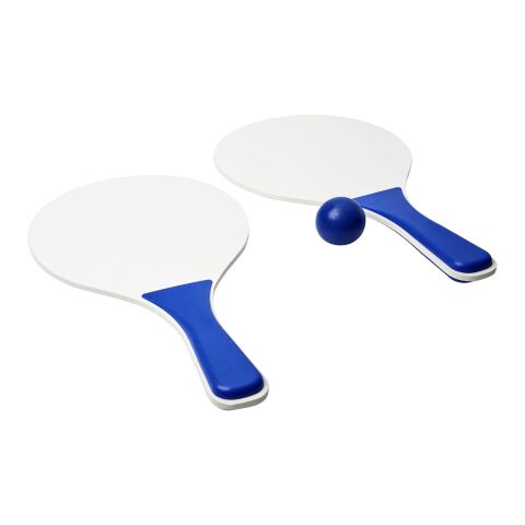 Raquettes de plage Standard | Bleu royal-Blanc | sans marquage | non disponible | non disponible
