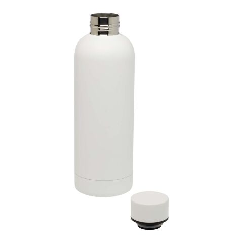 Bouteille isotherme avec isolation par le vide Spring 500 ml en cuivre inoxydable recyclé certifié RCS Standard | Blanc | sans marquage | non disponible | non disponible