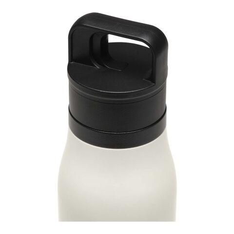 Gobelet isotherme SMART 500 ml en acier inoxydable recyclé RCS à double paroi blanc