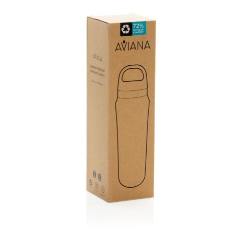 Bouteille 470ml en acier recyclé RCS Aviana™ Rowan blanc | sans marquage | non disponible | non disponible
