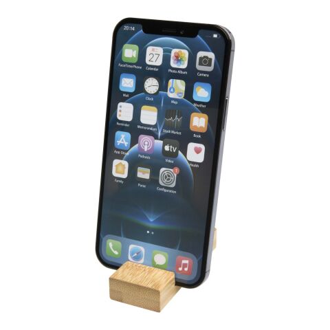Support de téléphone en bambou Bosona avec porte-clés Standard | Bois | sans marquage | non disponible | non disponible