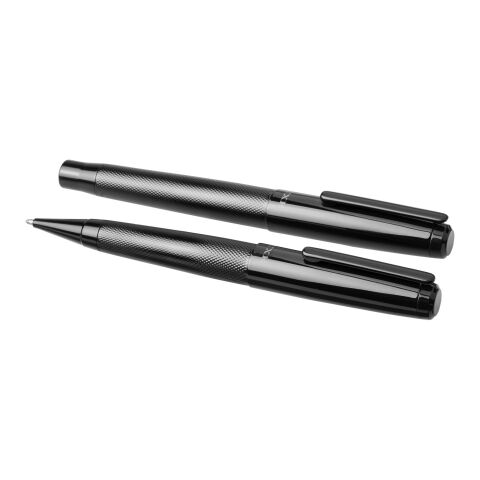 Coffret cadeau stylo duo Gloss Standard | noir | sans marquage | non disponible | non disponible