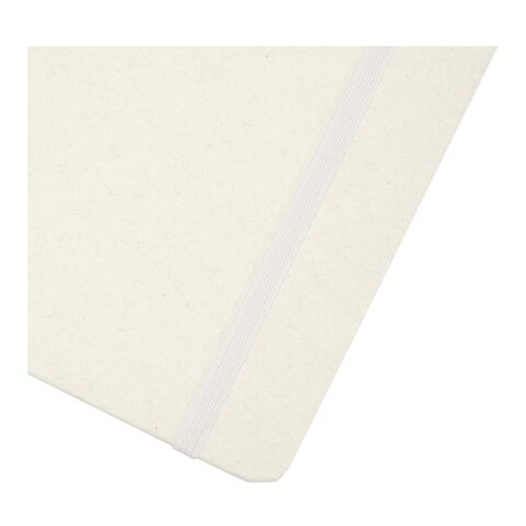 Carnet A5 recyclé Bass ligné à couverture rigide Standard | Blanc | sans marquage | non disponible | non disponible