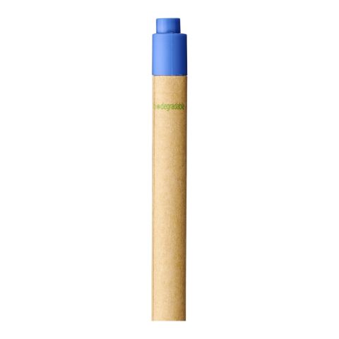 Stylo bille en carton recyclé et plastique de maïs Berk Standard | Bleu | sans marquage | non disponible | non disponible