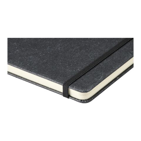Carnet de notes A5 en cuir Atlana Standard | noir | sans marquage | non disponible | non disponible