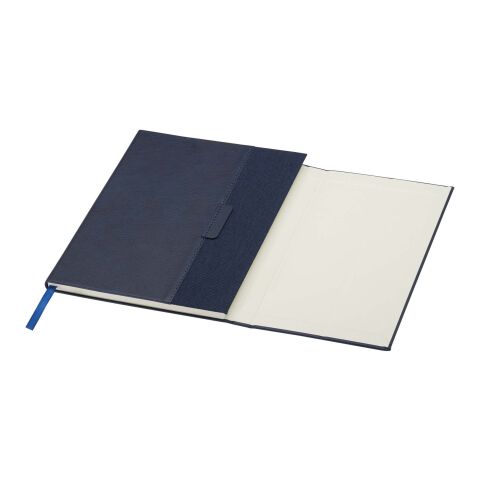 Carnet à couverture rigide en PU recyclé Alejandra A6 Standard | Bleu océan | sans marquage | non disponible | non disponible