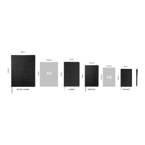 Grand carnet de croquis Moleskine Standard | noir | sans marquage | non disponible | non disponible