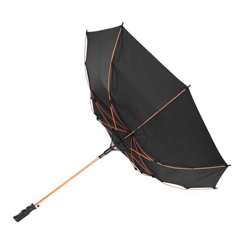 Parapluie tempête à ouverture automatique 23&quot; Spark Standard | Orange-Noir | sans marquage | non disponible | non disponible | non disponible