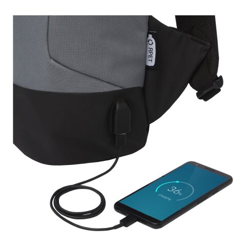 Sac à dos anti-vol Cover en RPET Standard | Gris | sans marquage | non disponible | non disponible | non disponible