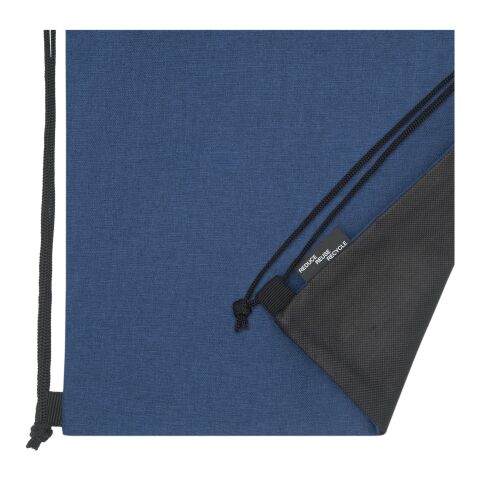 Sac à dos Ross en rPET avec cordon de serrage Standard | Deep blue | sans marquage | non disponible | non disponible | non disponible