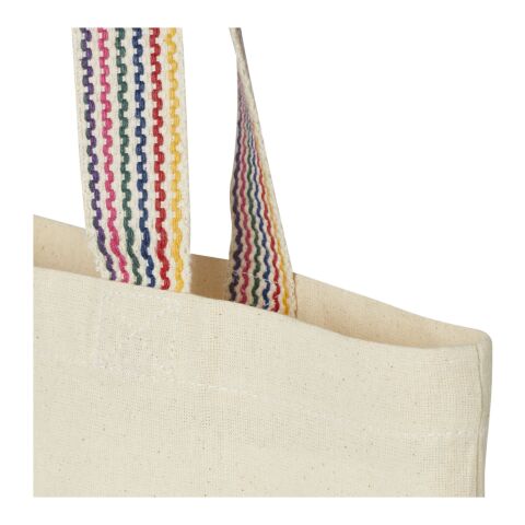 Sac shopping Rainbow de 5 l en coton recyclé 180 g/m² Standard | Naturel | sans marquage | non disponible | non disponible | non disponible
